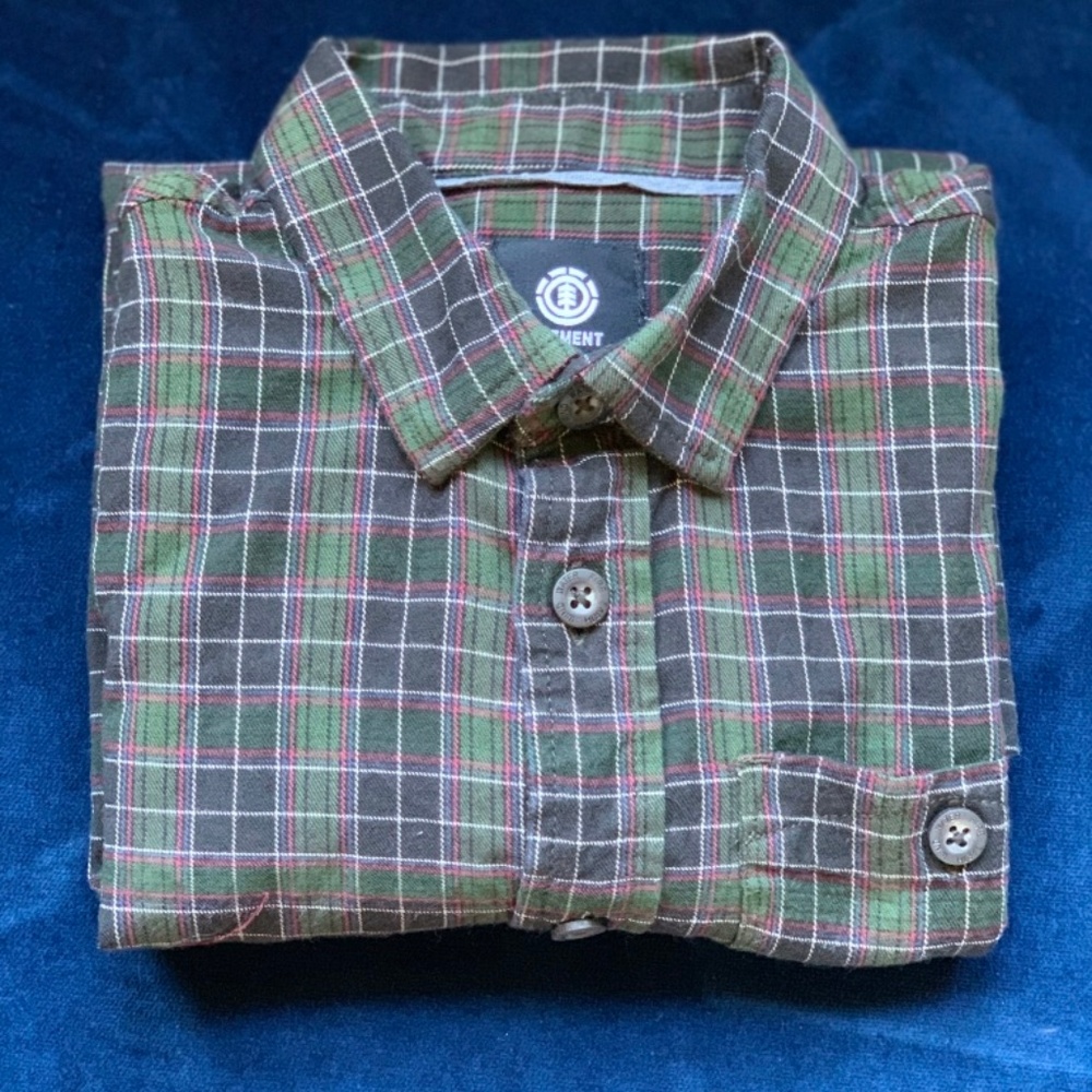 Boys Element Button Down Shirt Sz. Med.